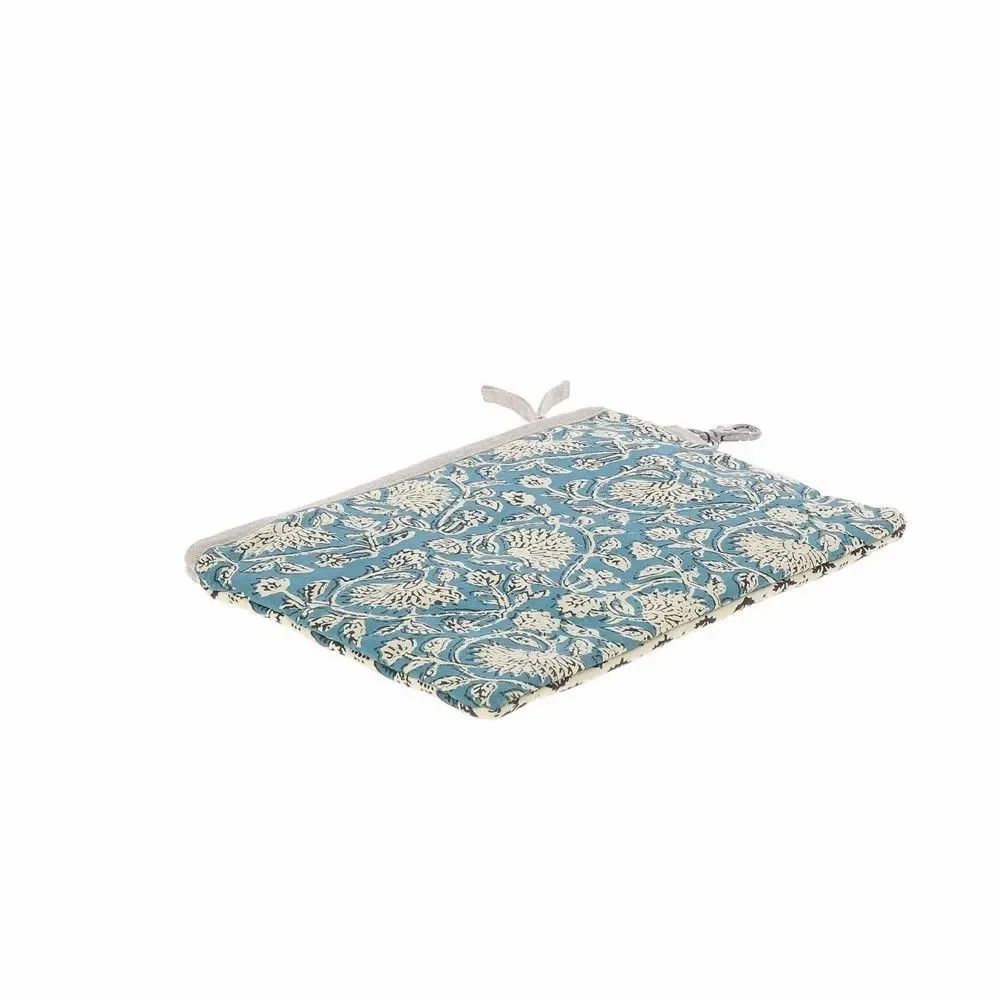 Rideaux et voilages - INDIENNE Trousse Plate Large 18x26 cm INDIENNE CANARD - EN FIL D'INDIENNE...