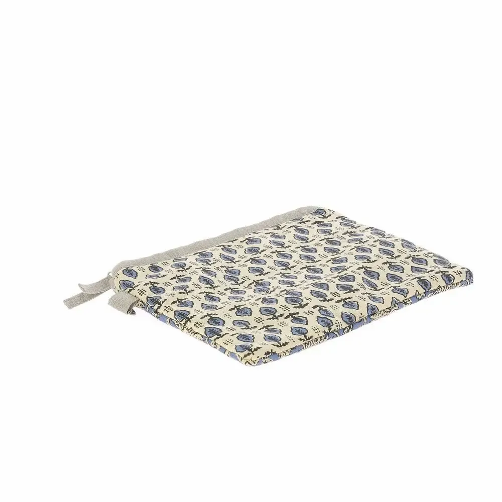 Rideaux et voilages - INDIENNE Trousse Plate Large 18x26 cm INDIENNE DENIM - EN FIL D'INDIENNE...