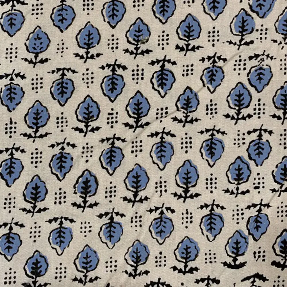 Rideaux et voilages - INDIENNE Voilage 145x280 cm INDIENNE DENIM SEMIS - EN FIL D'INDIENNE...