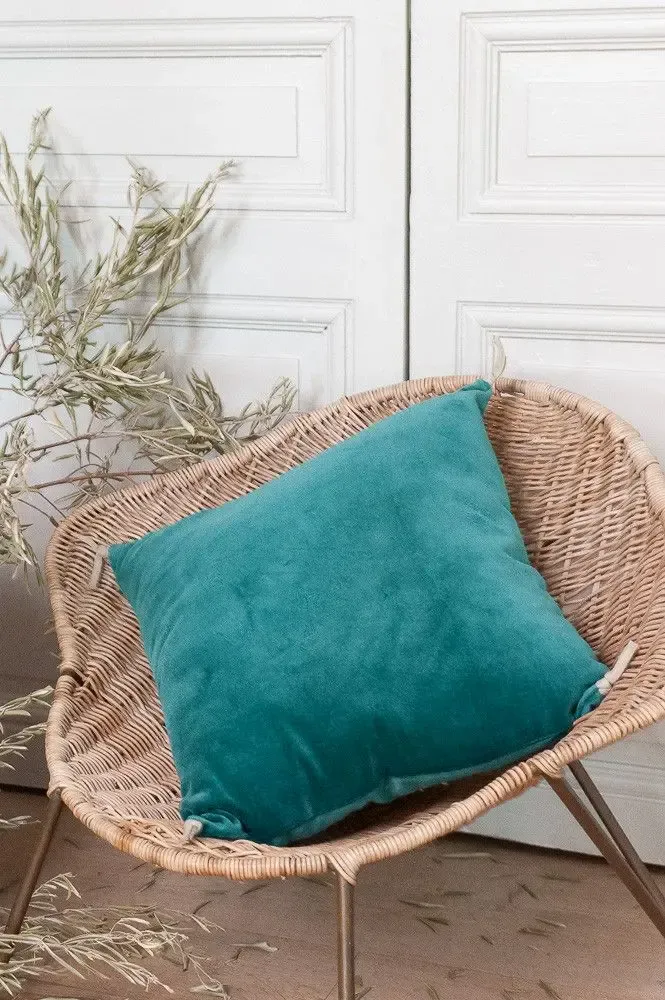 Coussins textile - LYRIC Housse de coussin 45x45 cm - EN FIL D'INDIENNE...