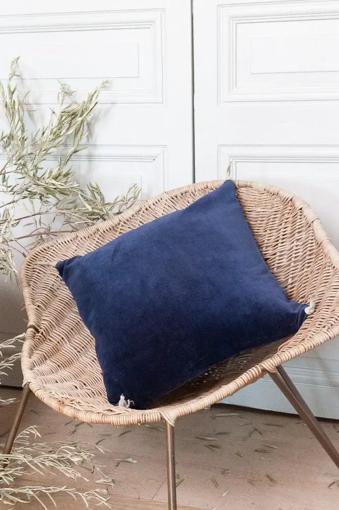 Coussins textile - LYRIC Housse de coussin 45x45 cm - EN FIL D'INDIENNE...