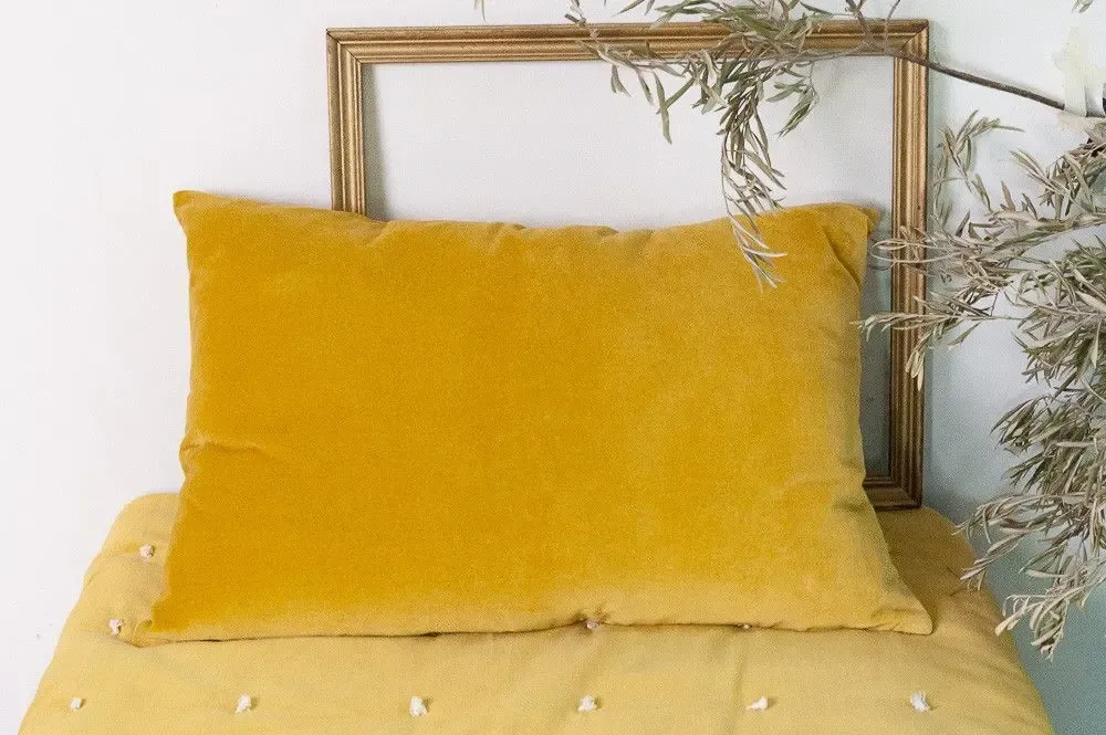 Coussins textile - LYRIC Housse de coussin 50x75 cm - EN FIL D'INDIENNE...