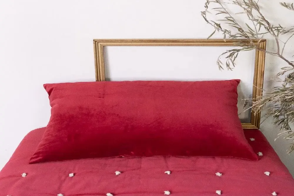 Fabric cushions - Lyric Cushion Cover 50X75 Cm Lyric Terracotta - EN FIL D'INDIENNE...