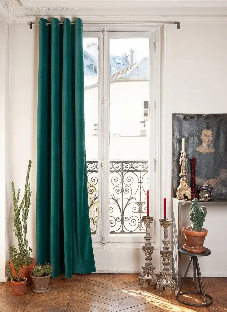 Rideaux et voilages - LYRIC Rideau 135x250 cm LYRIC CANARD - EN FIL D'INDIENNE...