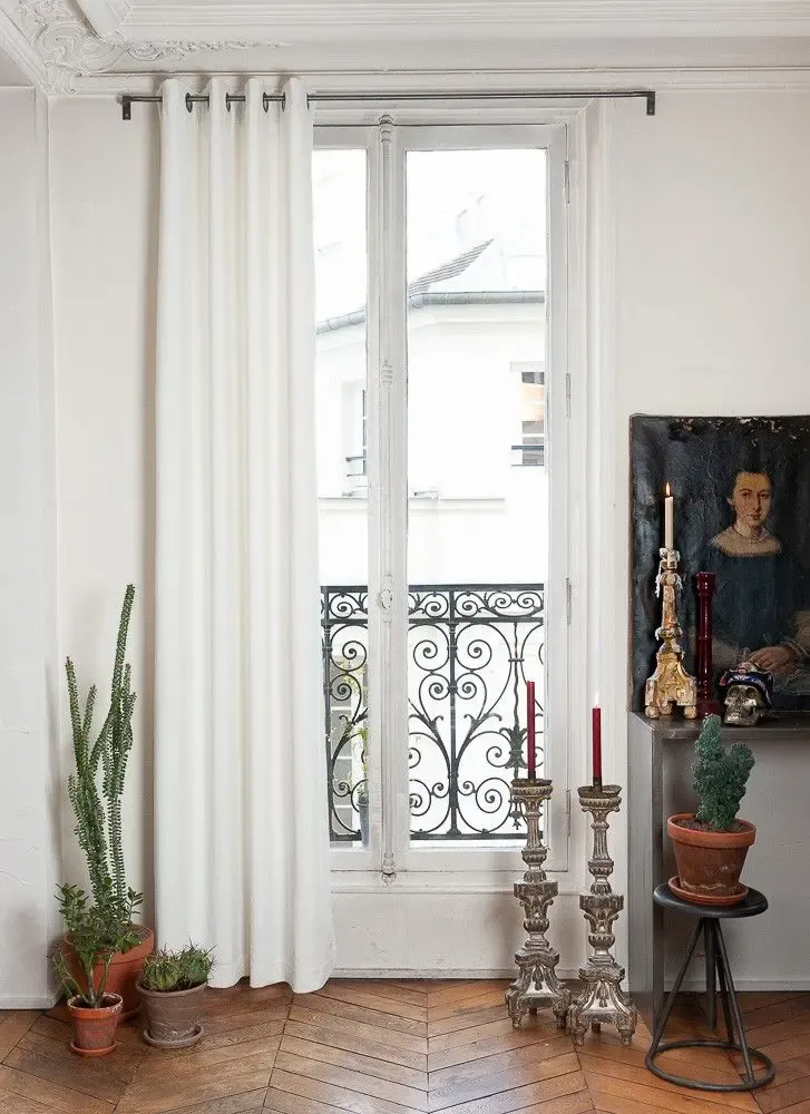 Rideaux et voilages - LYRIC Rideau 135x250 cm LYRIC ECRU - EN FIL D'INDIENNE...