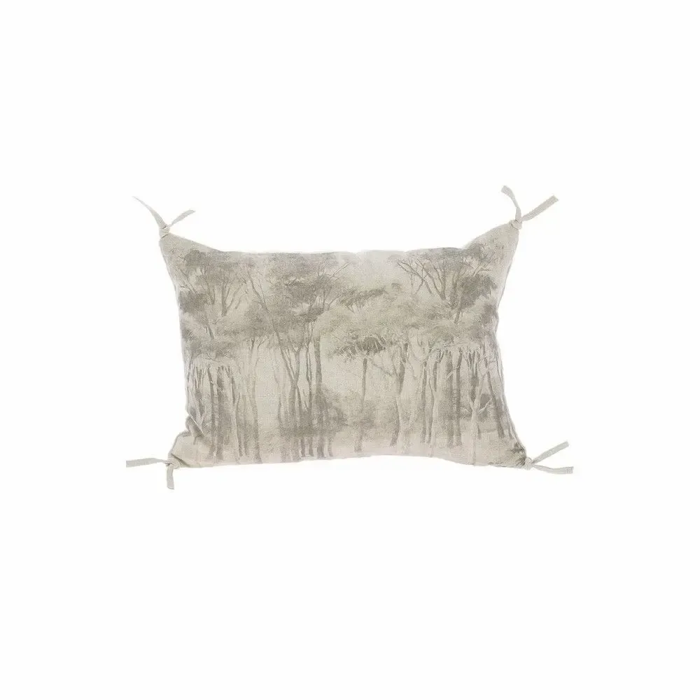 Bed linens - Manosque Cushion Cover 25X35 Cm Monochrome Print Ananbo Manosque Beige - EN FIL D'INDIENNE...