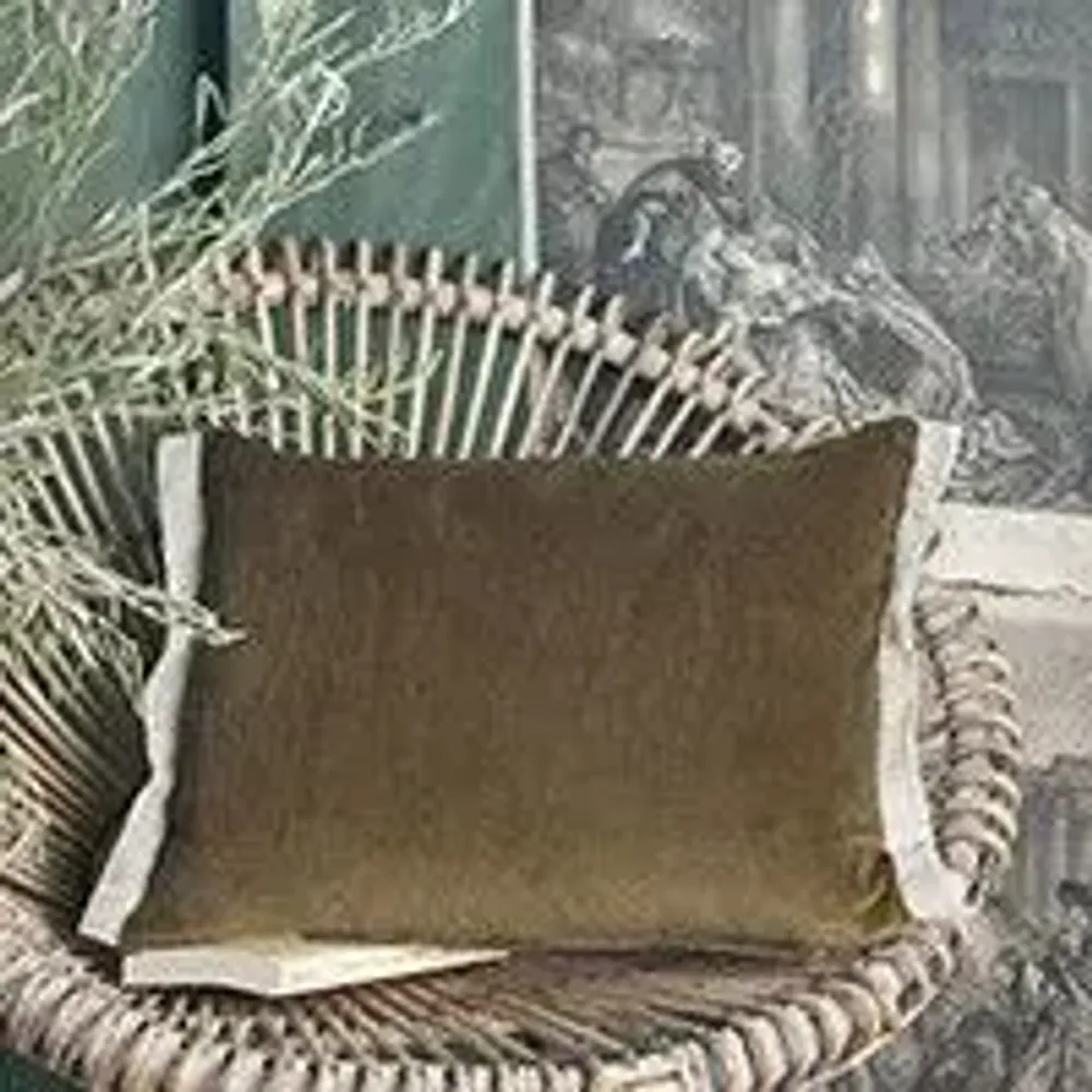 Coussins textile - MEDICIS coussin 35x50cm housse MEDICIS TAUPE - EN FIL D'INDIENNE...