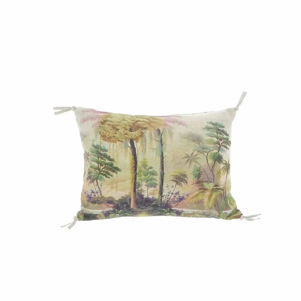Fabric cushions - Orenoque Funda De Cojin Estampada Ananbo 25X35 Cm Orenoque Lichen - EN FIL D'INDIENNE...