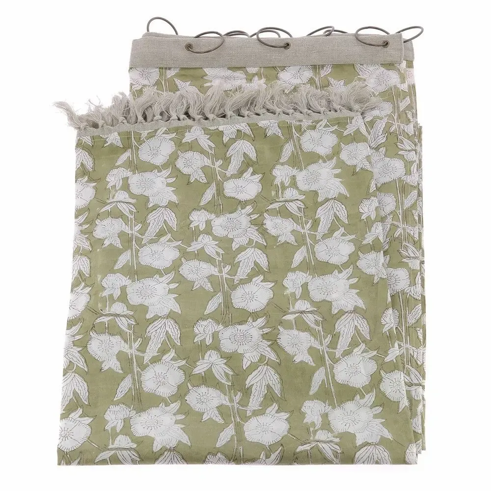 Rideaux et voilages - PENSEE Voilage 140x280 cm PENSEE VOILAGE KAKI - EN FIL D'INDIENNE...