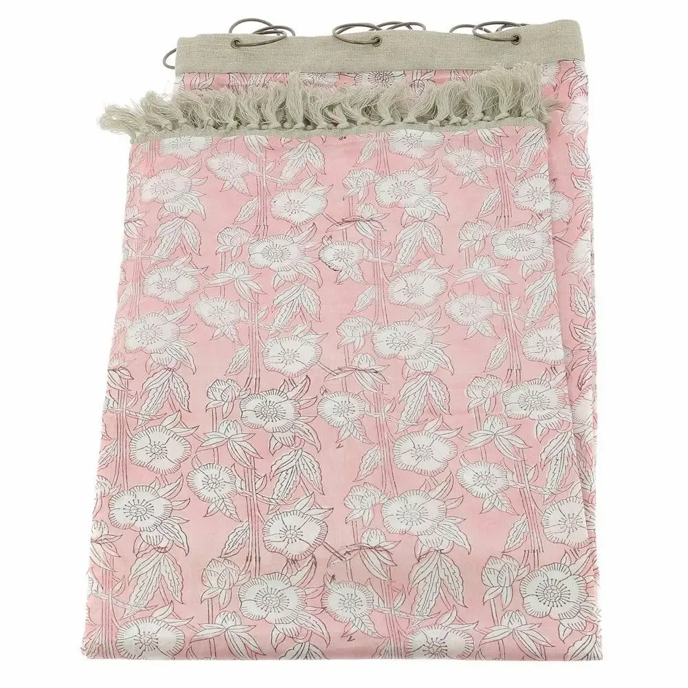 Rideaux et voilages - PENSEE Voilage 140x280 cm PENSEE VOILAGE POUD - EN FIL D'INDIENNE...