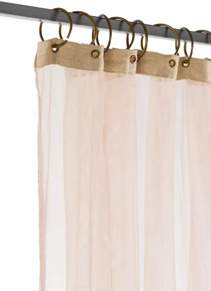 Curtains and window coverings - Tulle Voile 120X300 Cm Tulle Perle - EN FIL D'INDIENNE...