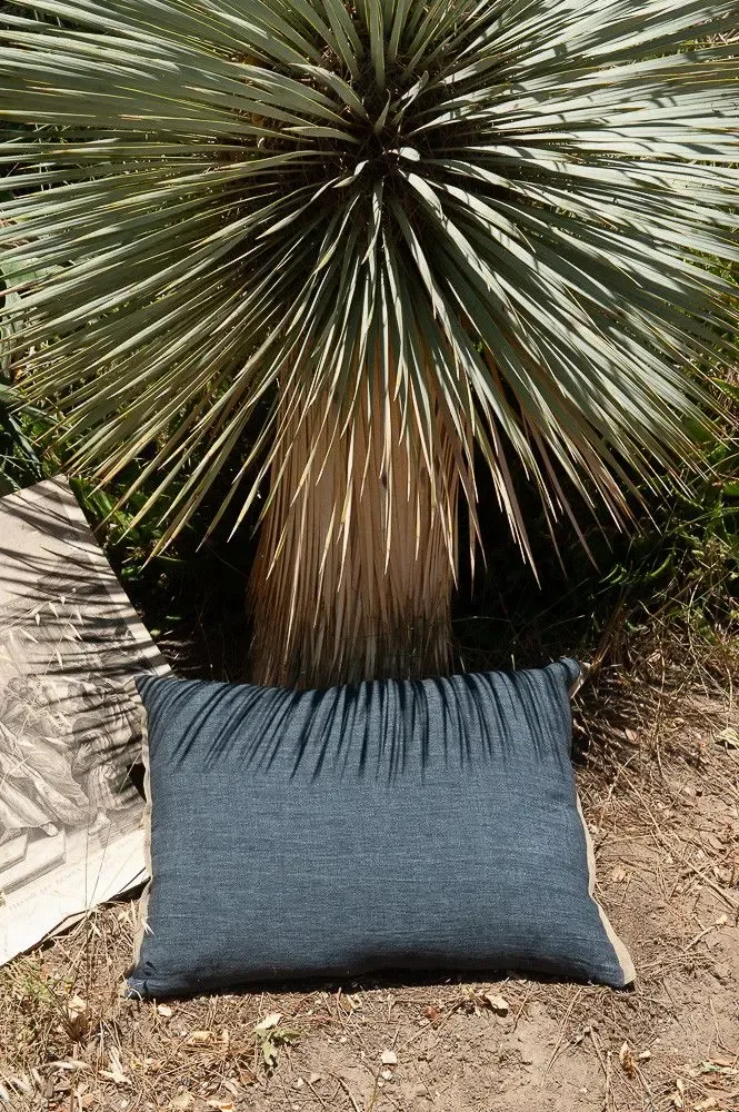 Coussins textile - VARANASI Housse de coussin 40X55 cm - EN FIL D'INDIENNE...