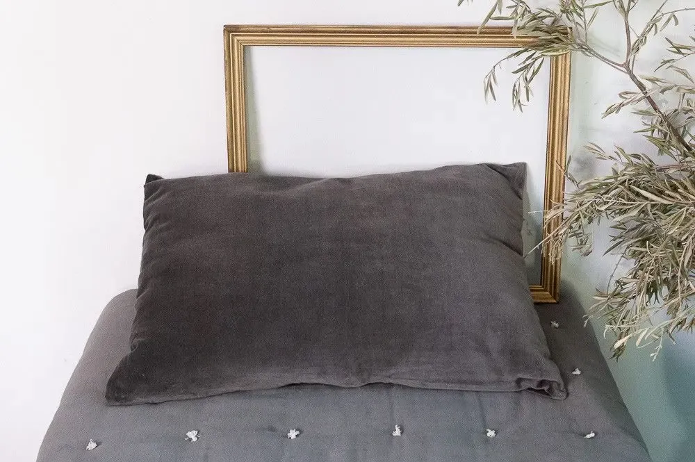 Coussins textile - LYRIC Housse de coussin 50x75 cm - EN FIL D'INDIENNE...