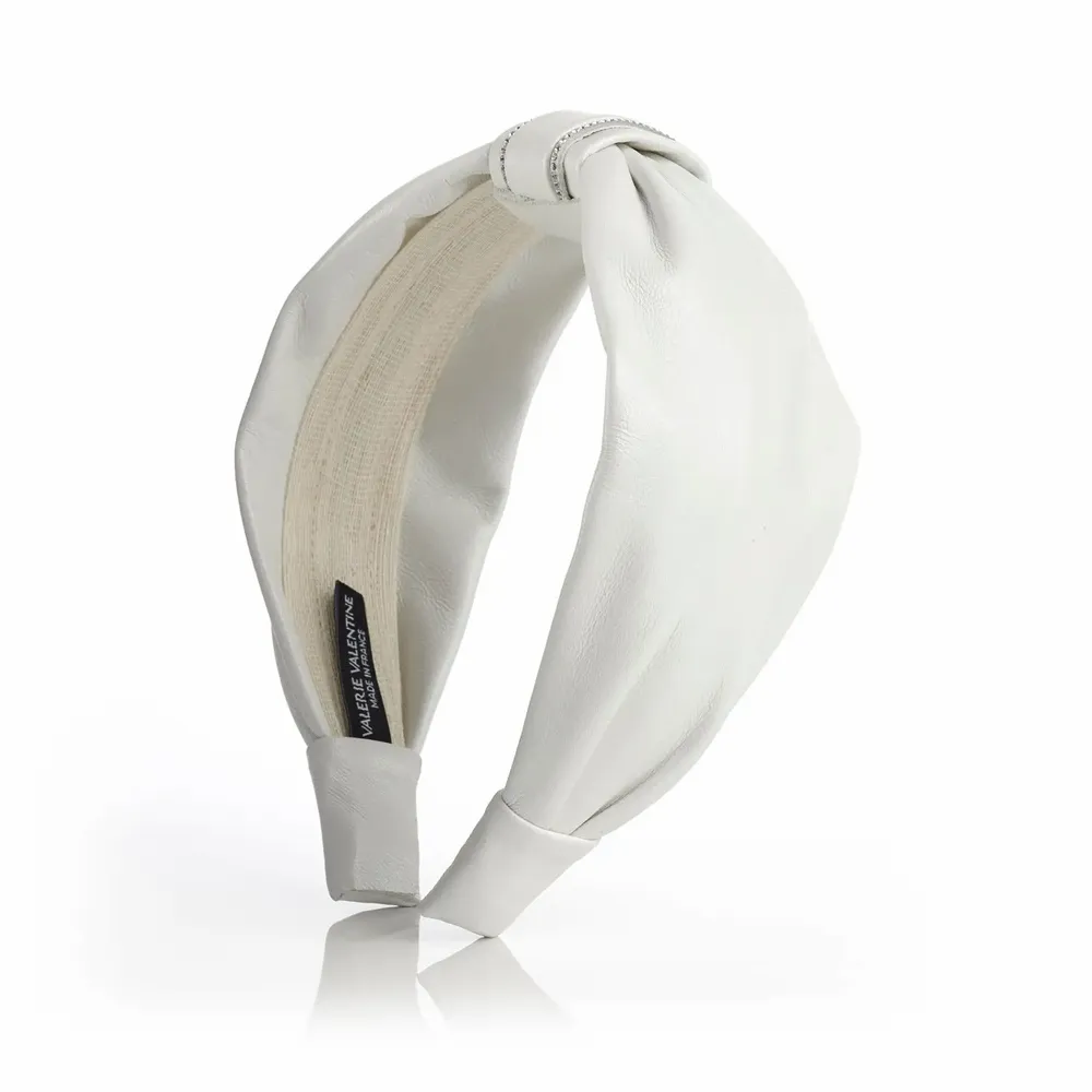 Headbands - Luca leather headband - VALÉRIE VALENTINE