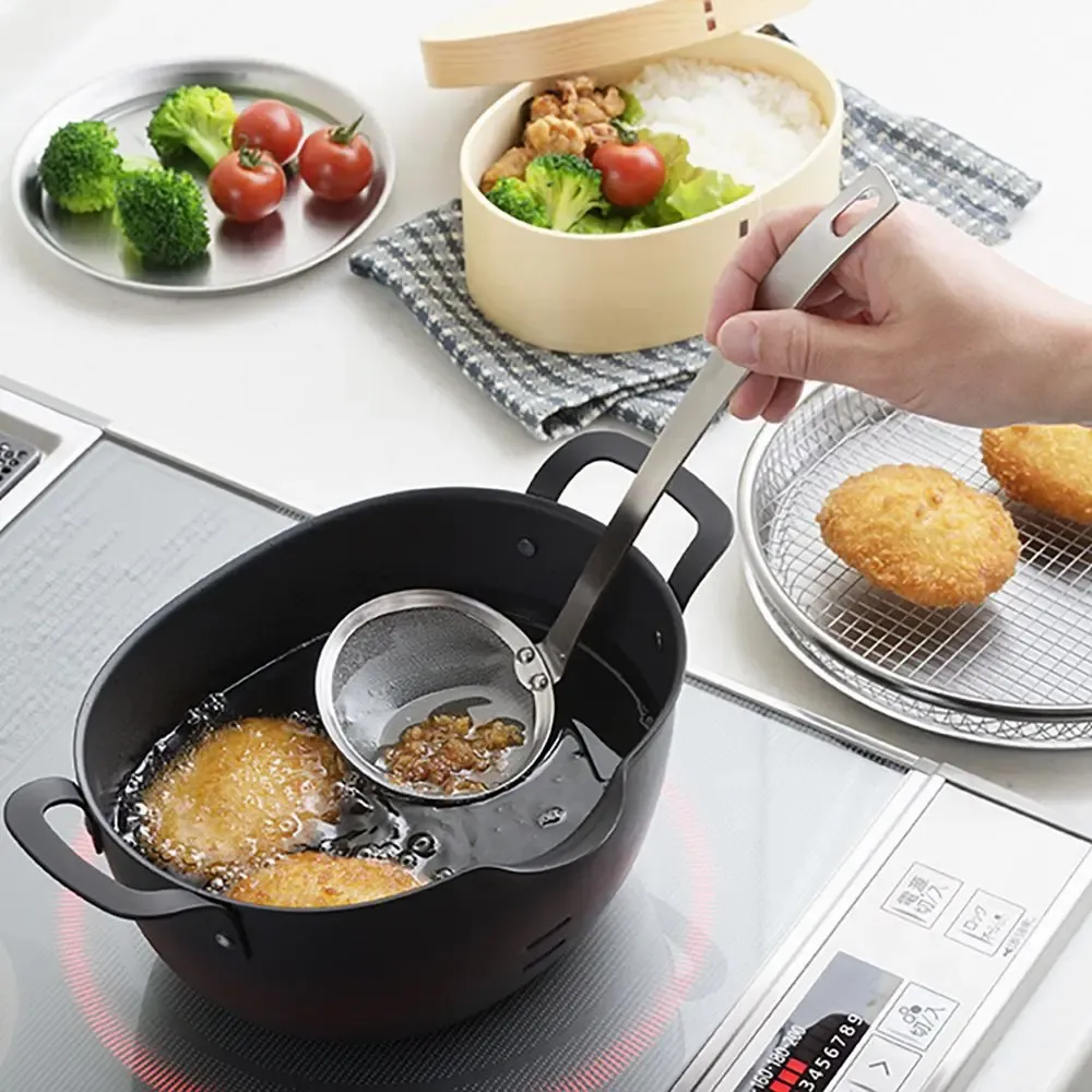 Kitchen utensils - Stainless steel frying ladle - Aikata/YOSHIKAWA collection - ABINGPLUS