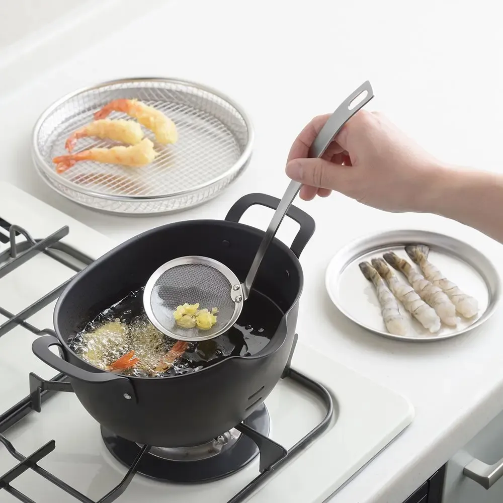 Kitchen utensils - Stainless steel frying ladle - Aikata/YOSHIKAWA collection - ABINGPLUS