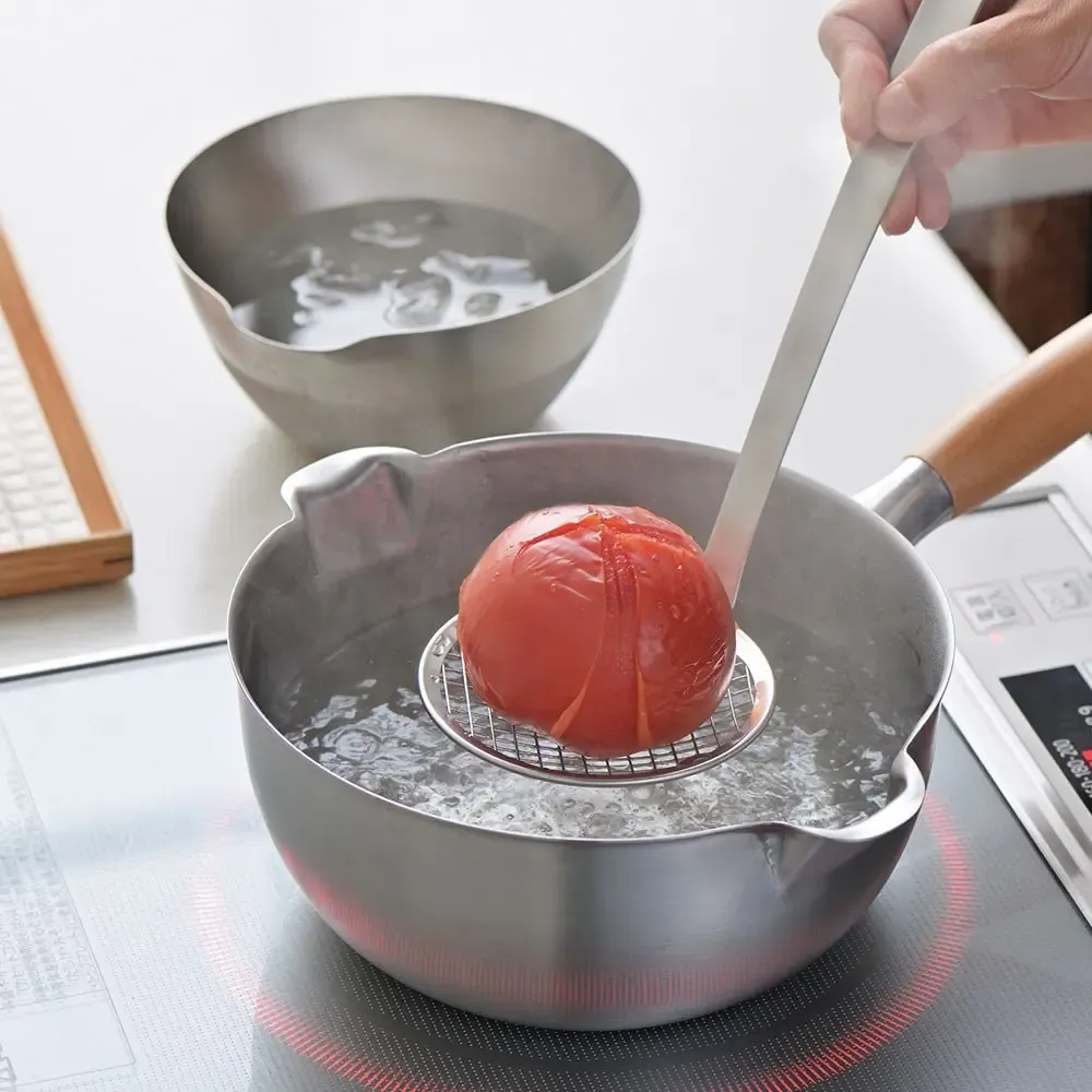 Ustensiles de cuisine - Louche écumoire à friture acier inoxydable - Aikata / YOSHIKAWA - ABINGPLUS