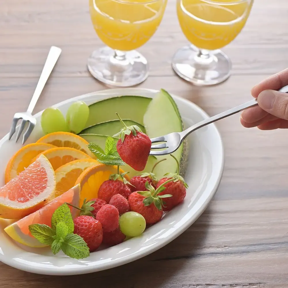 Ustensiles de cuisine - Fourchette longue acier inoxydable - collection And / YOSHIKAWA - ABINGPLUS