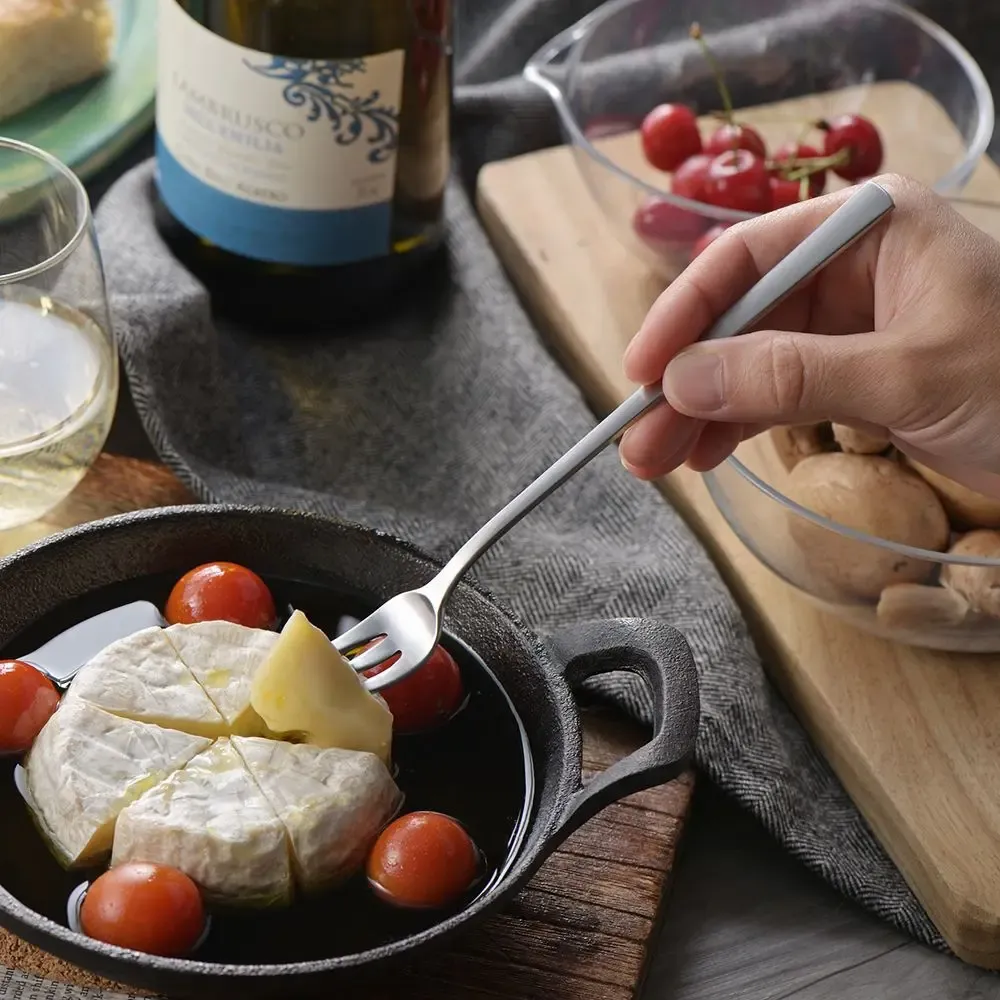 Ustensiles de cuisine - Fourchette longue acier inoxydable - collection And / YOSHIKAWA - ABINGPLUS