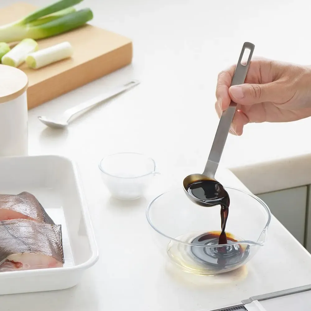 Kitchen utensils - Large stainless steel measuring spoon - And collection/YOSHIKAWA - ABINGPLUS