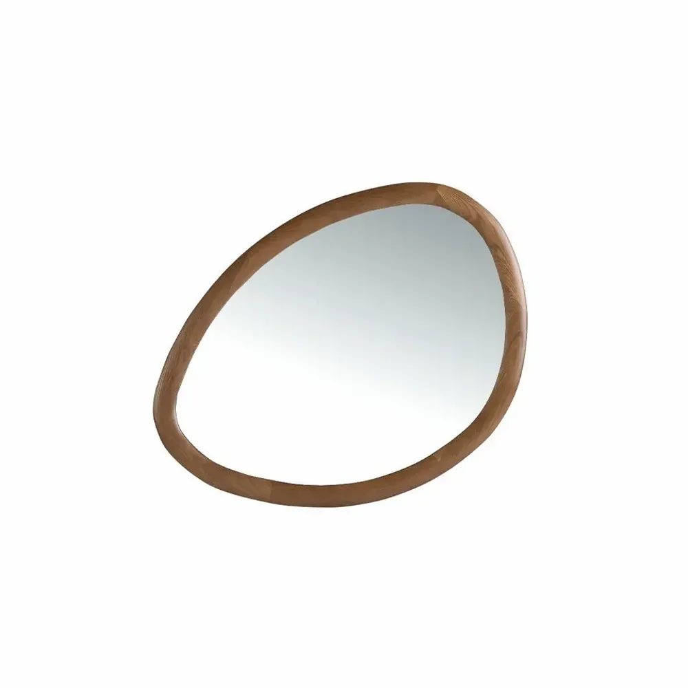 Miroirs - Miroir mural organique noyer - ANGEL CERDÁ