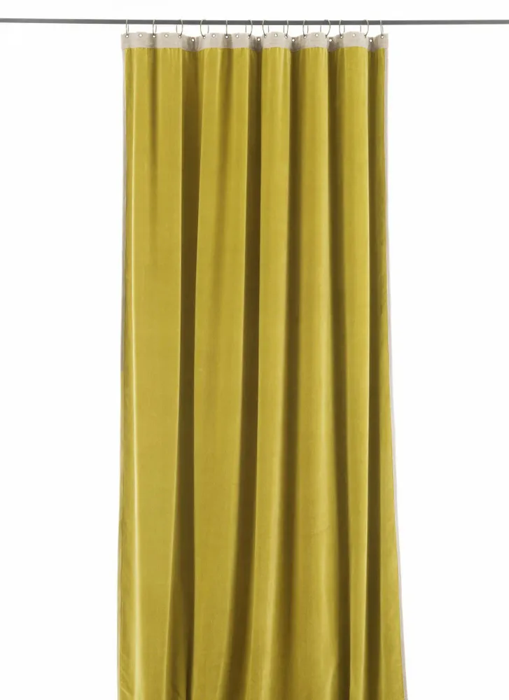 Curtains and window coverings - MEDICIS curtain 130x280cm MEDICIS CITRON - EN FIL D'INDIENNE...