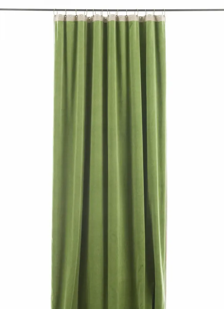 Curtains and window coverings - MEDICIS AVOCAT 130x280cm cotton velvet blackout curtain - EN FIL D'INDIENNE...