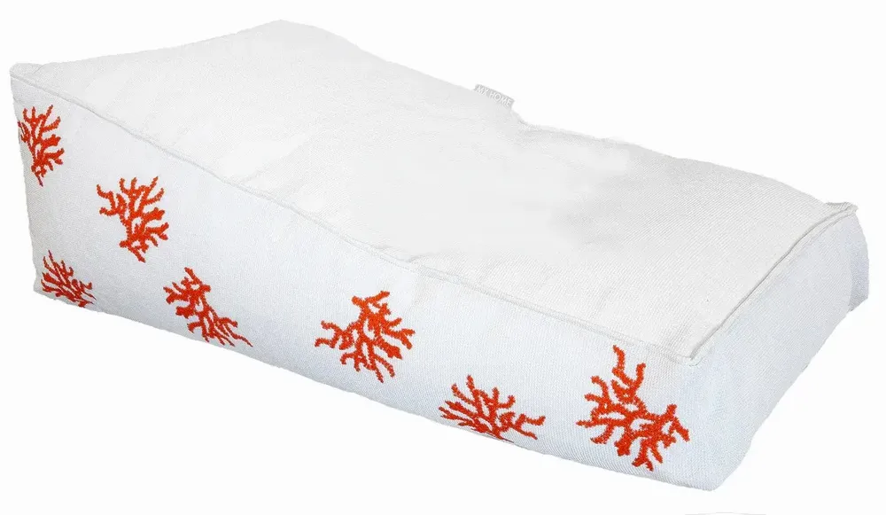 Deck chairs - Coral embroidery floating sunbed - MX HOME