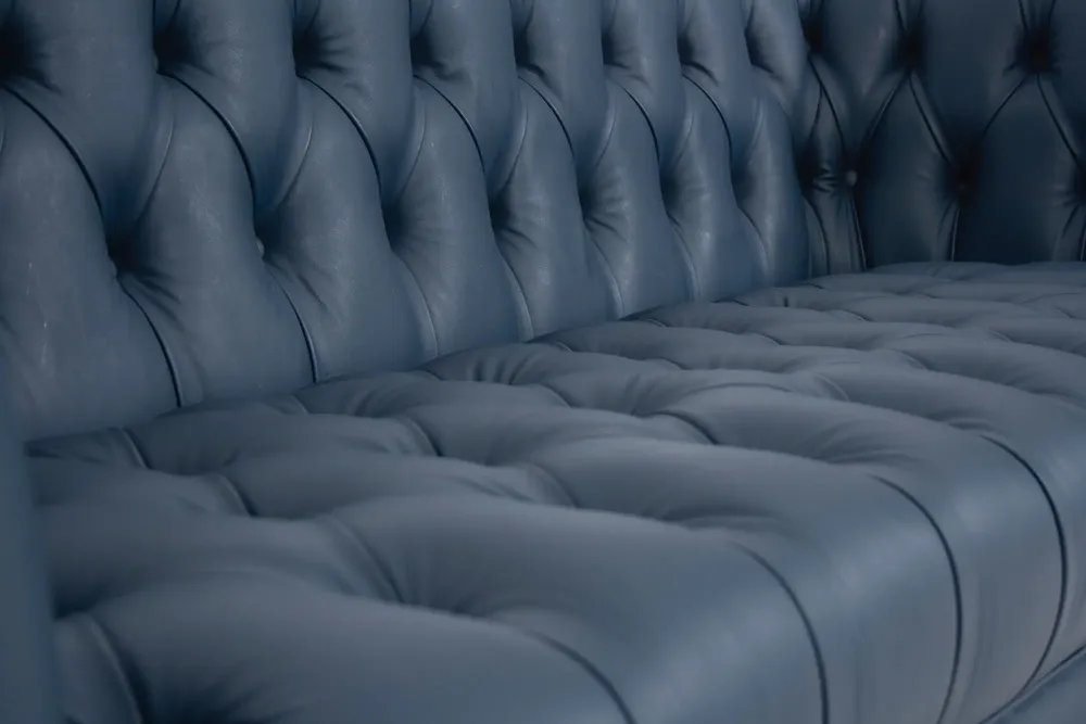 Canapés pour collectivités - Chesterfield Prestige Blue | Canapé - CREARTE COLLECTIONS