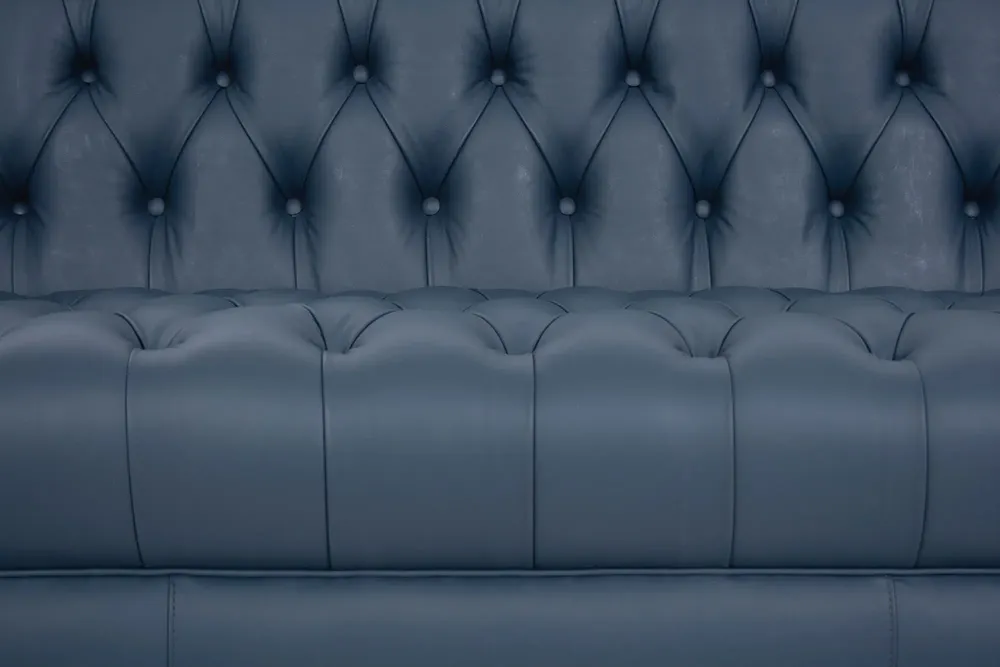 Canapés pour collectivités - Chesterfield Prestige Blue | Canapé - CREARTE COLLECTIONS