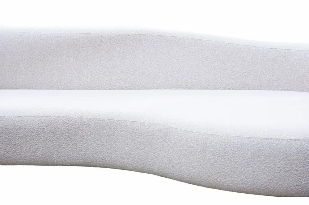 Sofas - Lab Organic White Pearl | 100% Bespoke Double-sided curved sofa - CREARTE COLLECTIONS