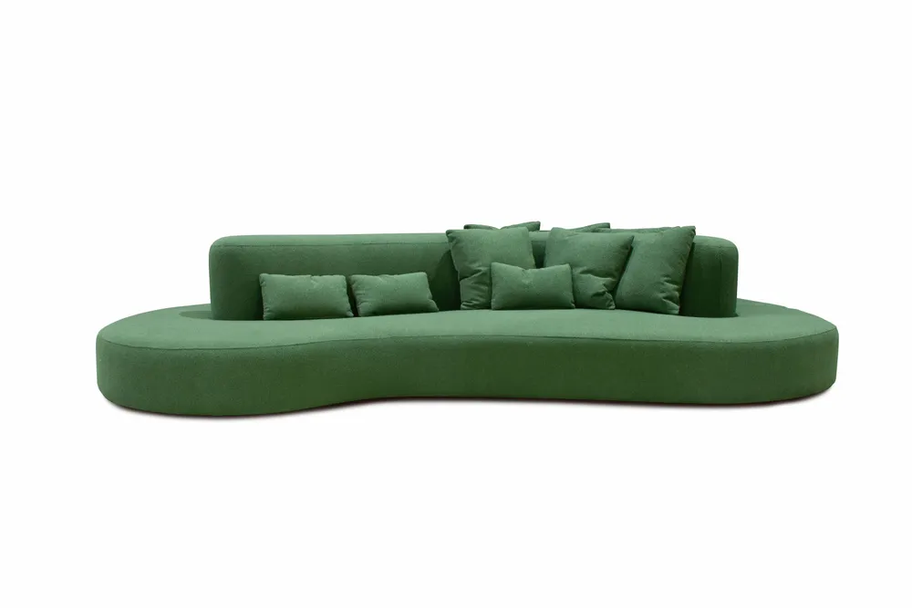 Sofas - Lab Organic IV |Bespoke Curved double-sided fabric sofa - CREARTE COLLECTIONS