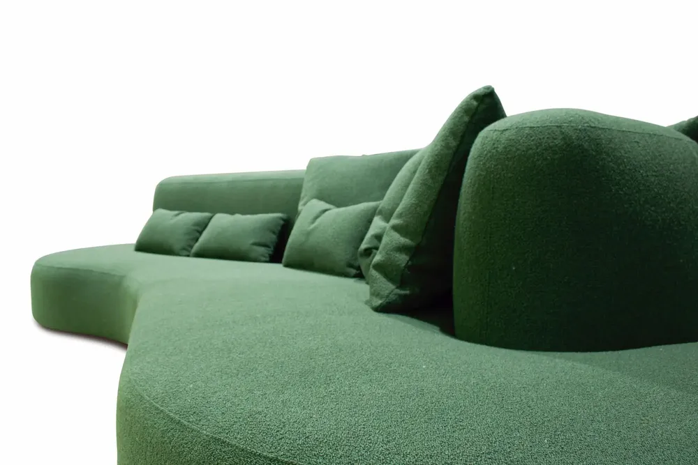 Sofas - Lab Organic IV |Bespoke Curved double-sided fabric sofa - CREARTE COLLECTIONS