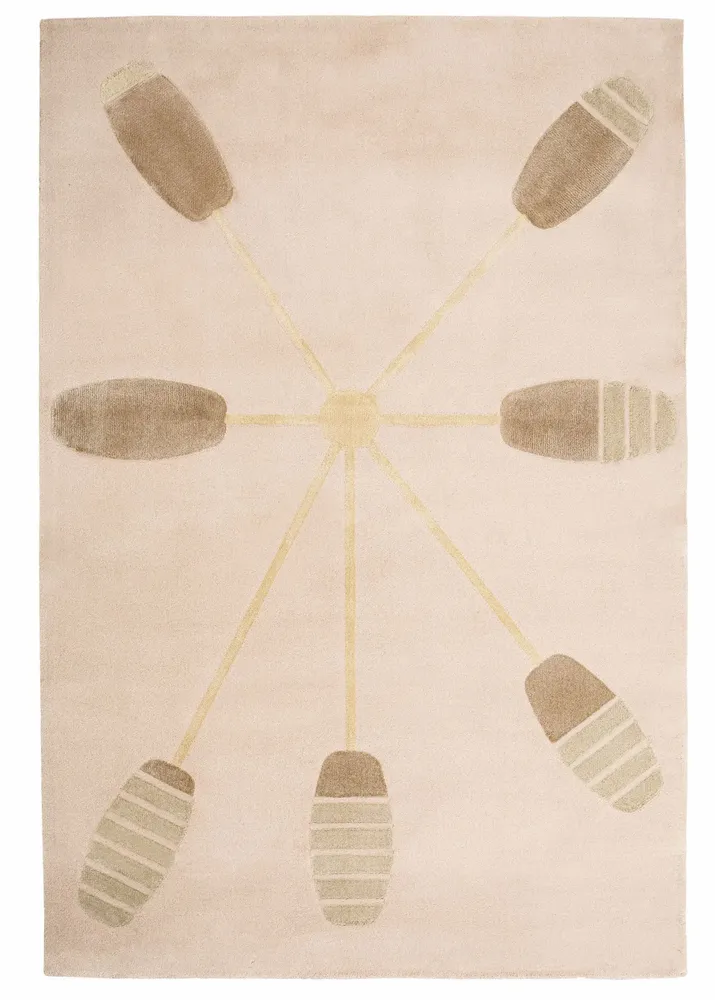 Design carpets - Natural Rug - Tinged Leaves - SOFTICATED