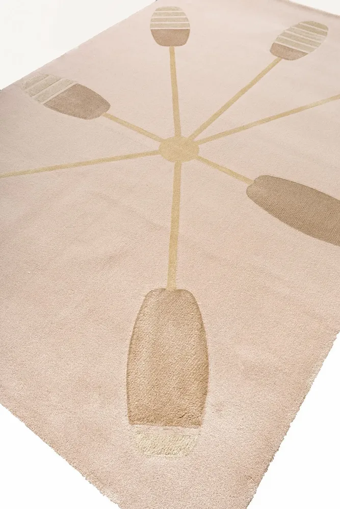 Design carpets - Natural Rug - Tinged Leaves - SOFTICATED