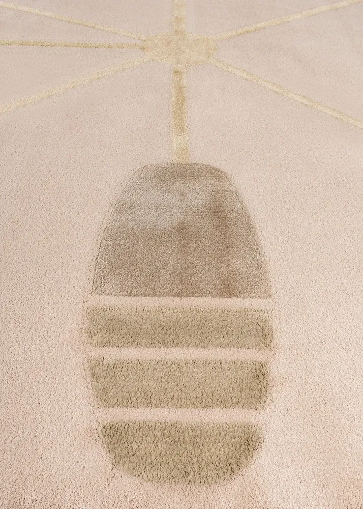 Design carpets - Natural Rug - Tinged Leaves - SOFTICATED