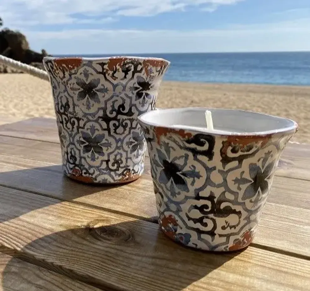 Accessoires de déco extérieure - Collection de bougies d'extérieur à la citronnelle en céramique 2024 - WAX DESIGN - BARCELONA