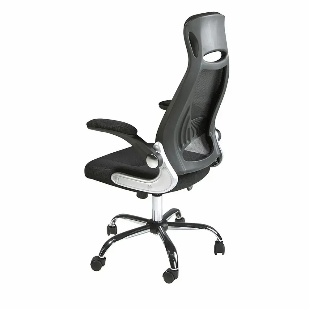 Chairs - Black fabric swivel office chair - ANGEL CERDÁ