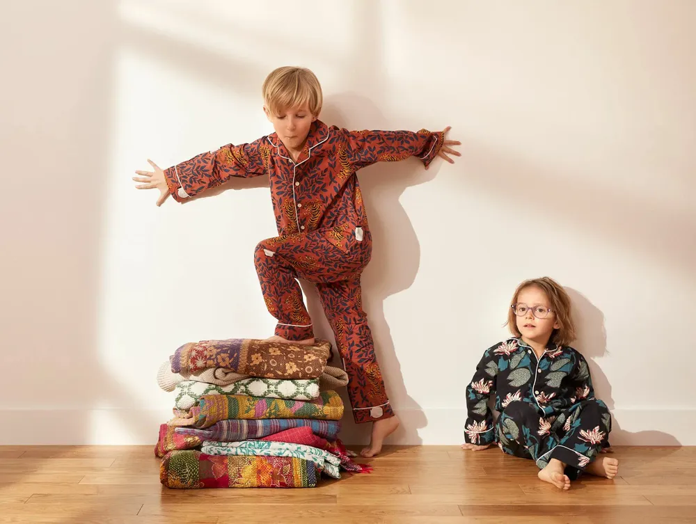 Mode enfantine - PYJAMA KIDS 100% coton - CURIOSITY LAB