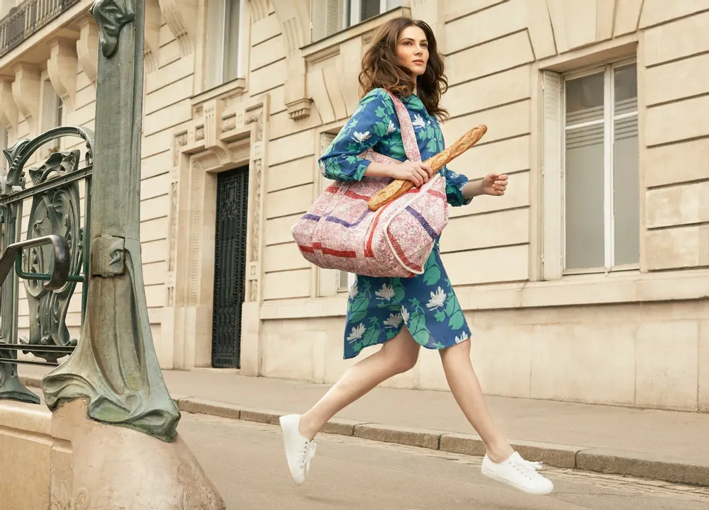 Sacs et cabas - SAC MARKET KANTHA VINTAGE - CURIOSITY LAB