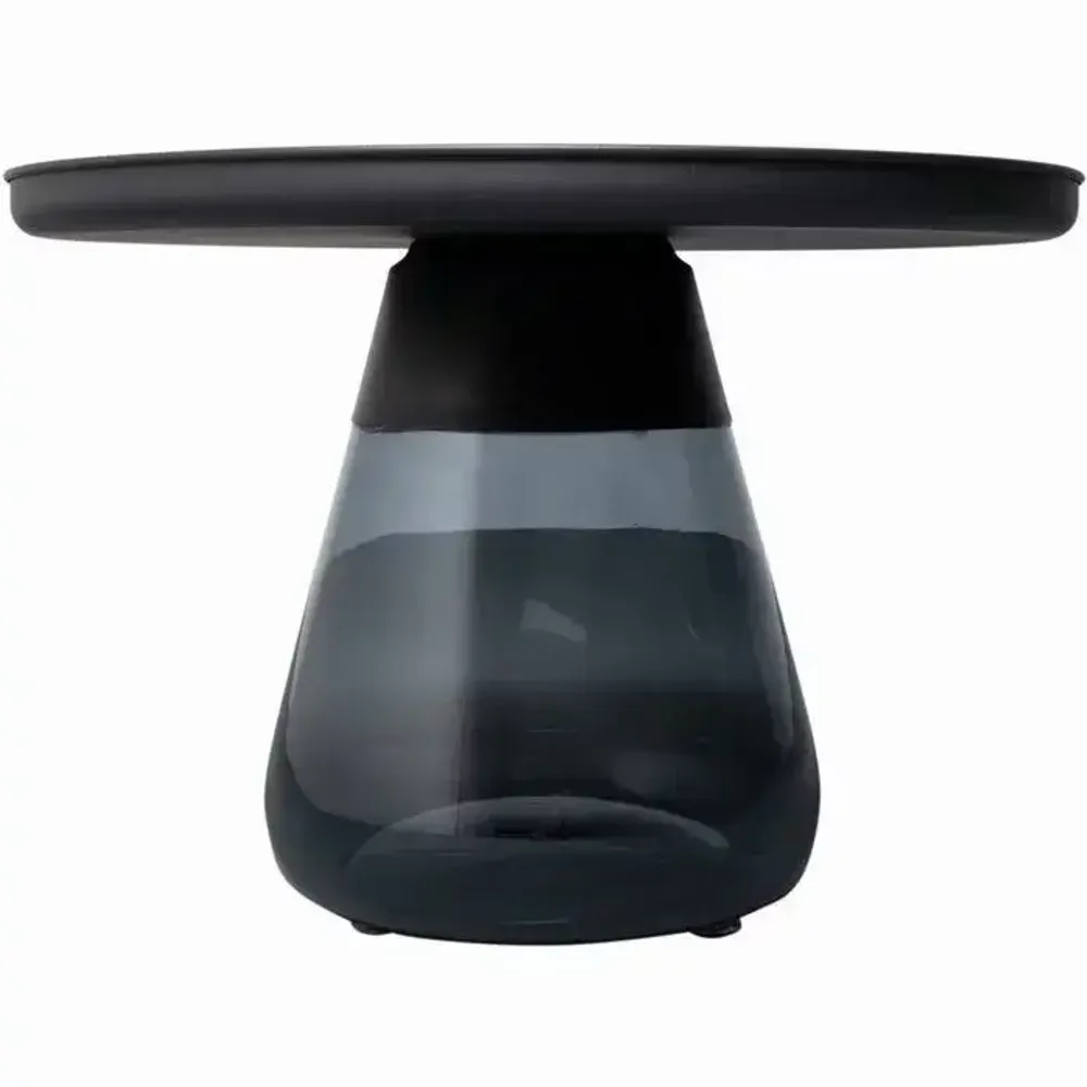 Autres tables  - Table d appoint Bottiglia fumé Ø 60cm - KARE DESIGN