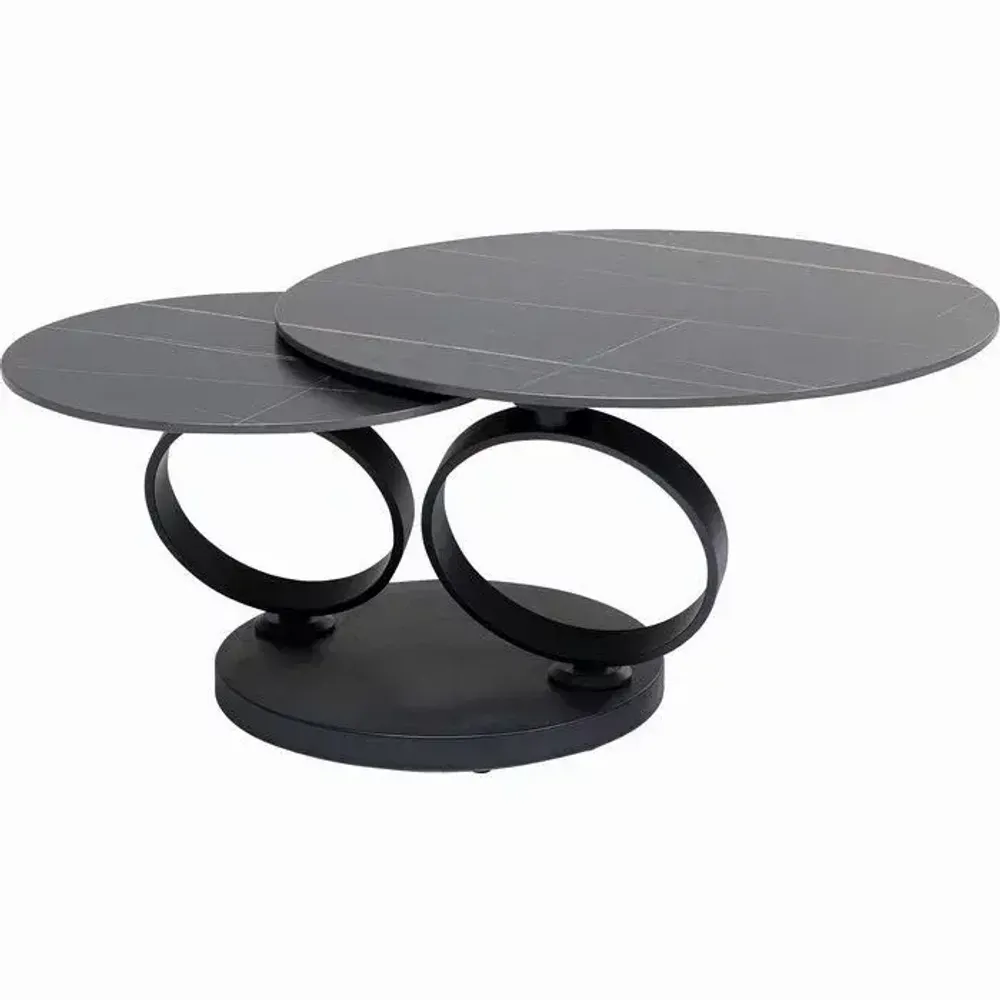 Coffee tables - Coffee Table Beverly Black 133x80cm - KARE DESIGN