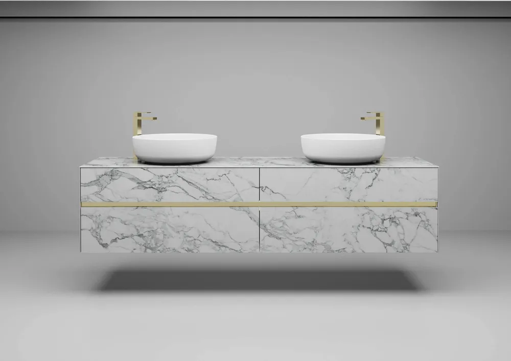 Chests of drawers - KARMA bathroom cabinet - DECOTEC