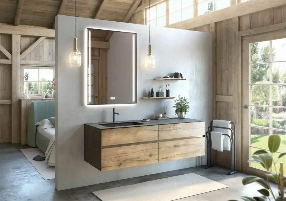 Chests of drawers - KARMA bathroom cabinet - DECOTEC