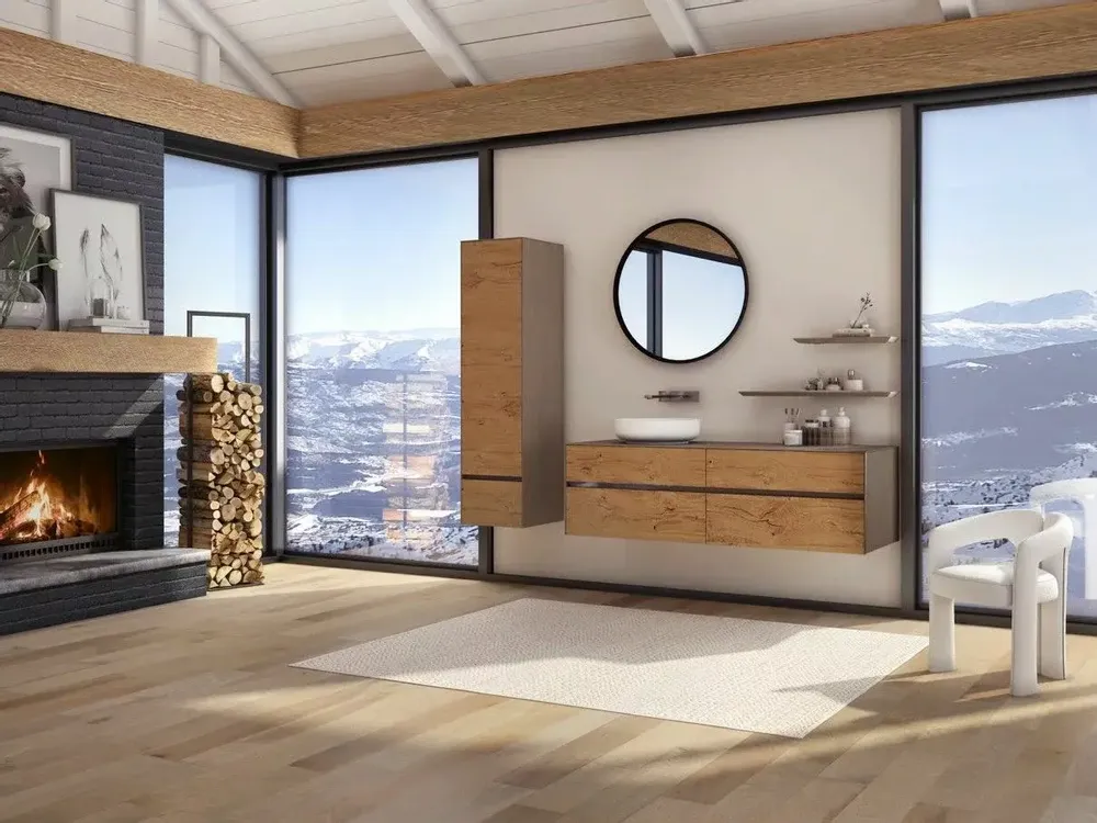 Chests of drawers - KARMA bathroom cabinet - DECOTEC
