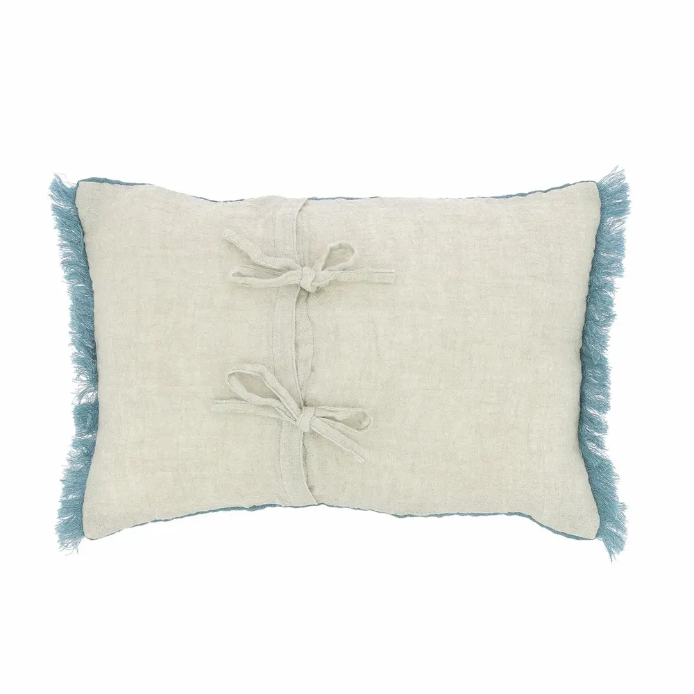 Fabric cushions - Etamine Cushion 30X45 Cm Etamine 2 Paon - EN FIL D'INDIENNE...