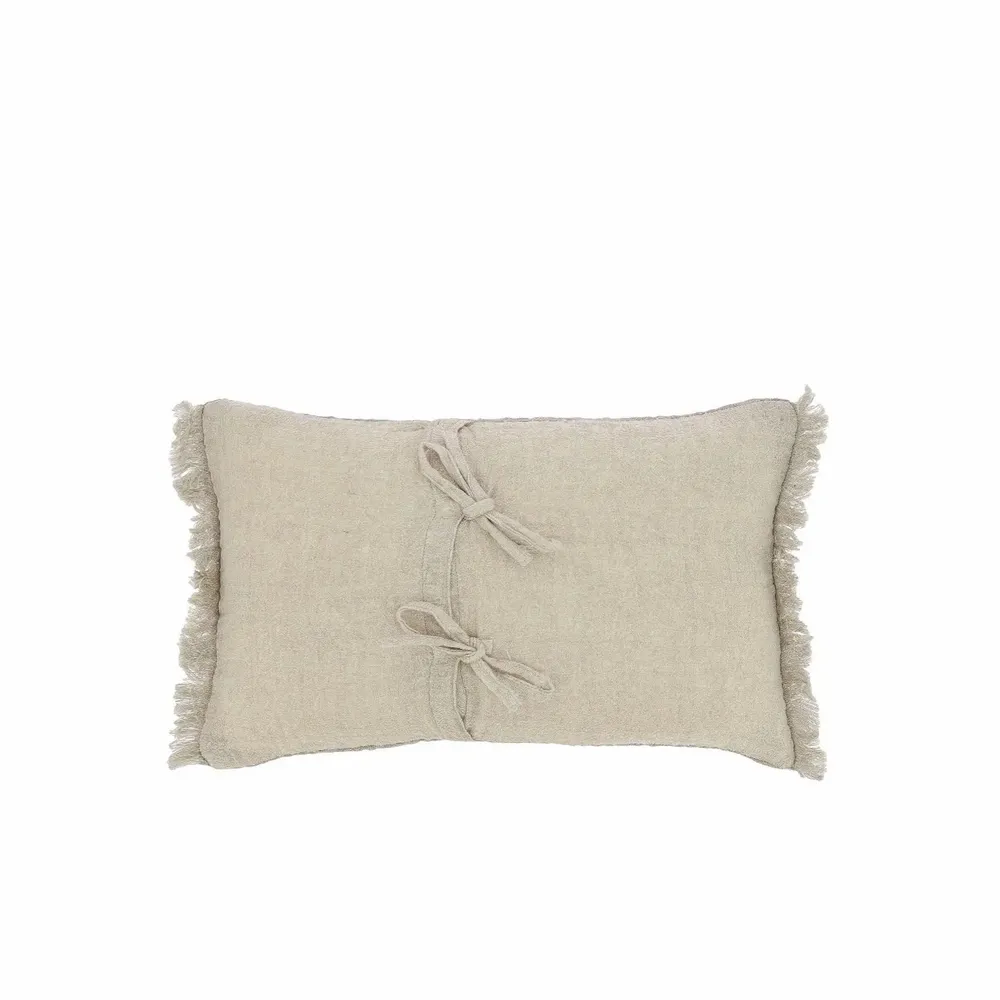 Fabric cushions - Etamine Cushion 30X45 Cm Etamine 2 Naturel - EN FIL D'INDIENNE...