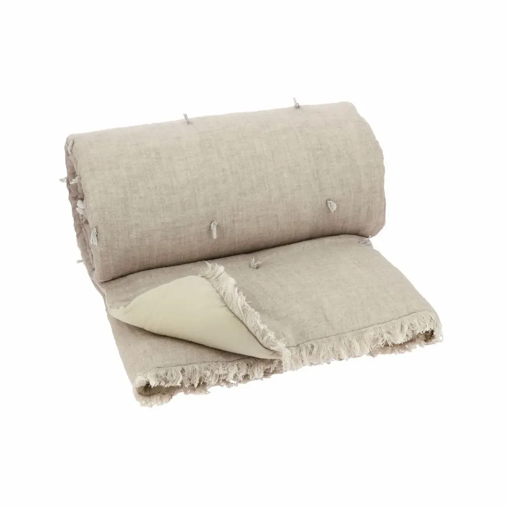 Throw blankets - Etamine Sofa Cover 90X200 Cm Etamine 2 Naturel - EN FIL D'INDIENNE...