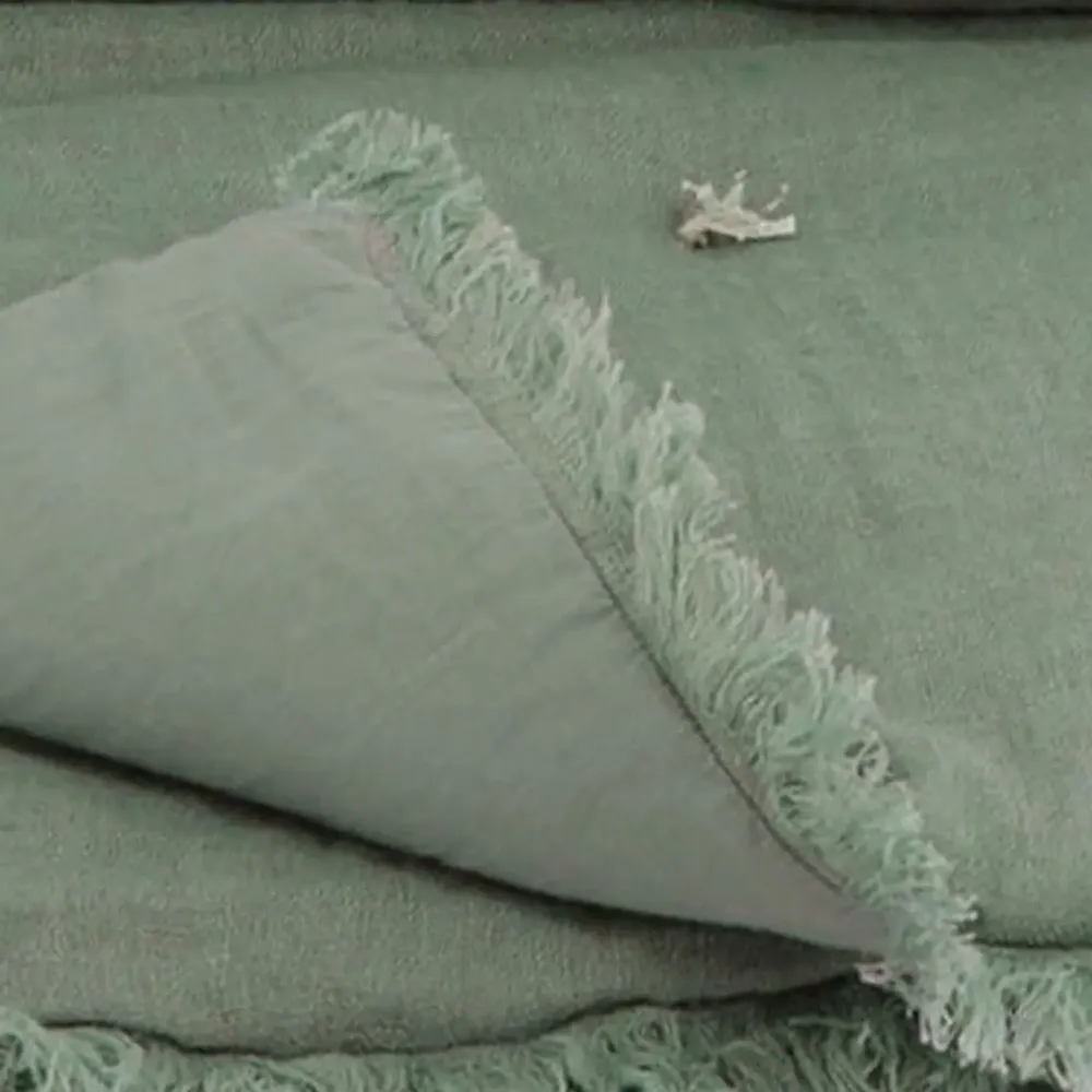 Throw blankets - Etamine Sofa Cover 90X200 Cm Etamine 2 Lichen - EN FIL D'INDIENNE...