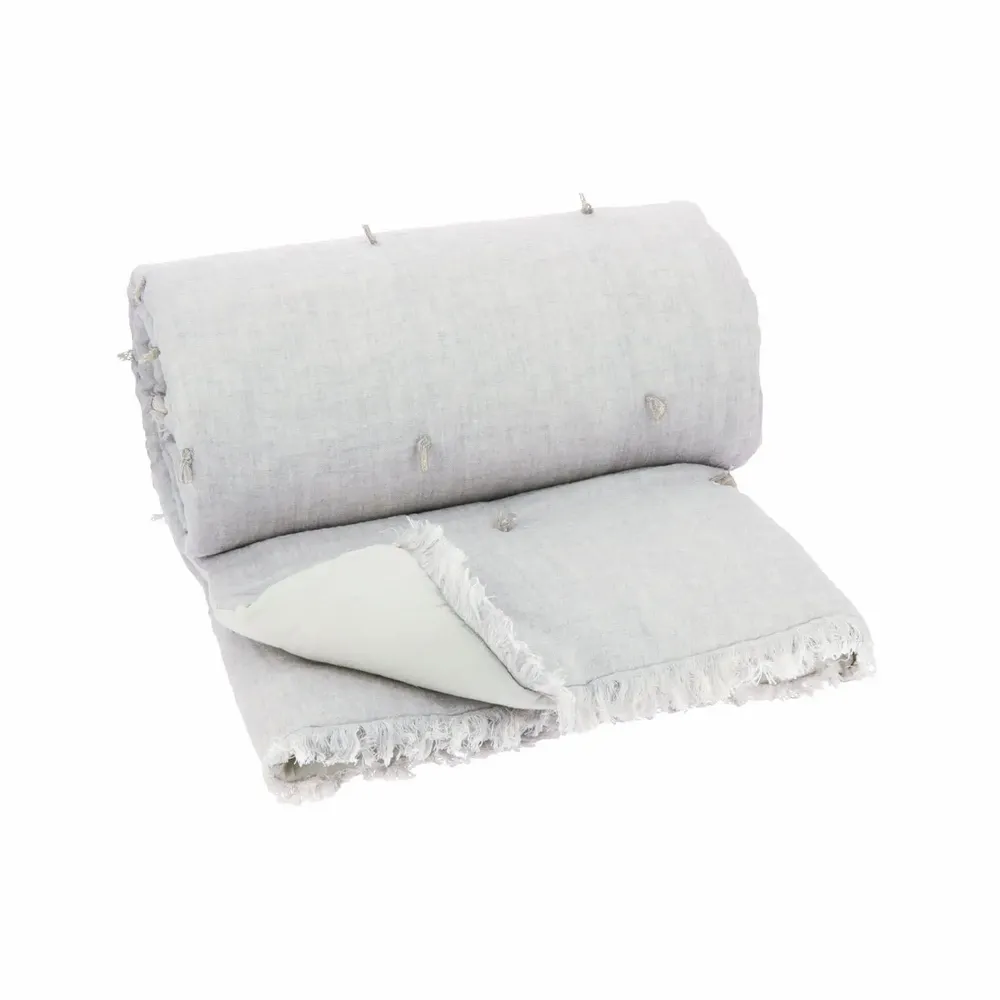 Throw blankets - Etamine Sofa Cover 90X200 Cm Etamine 2 Blanc - EN FIL D'INDIENNE...